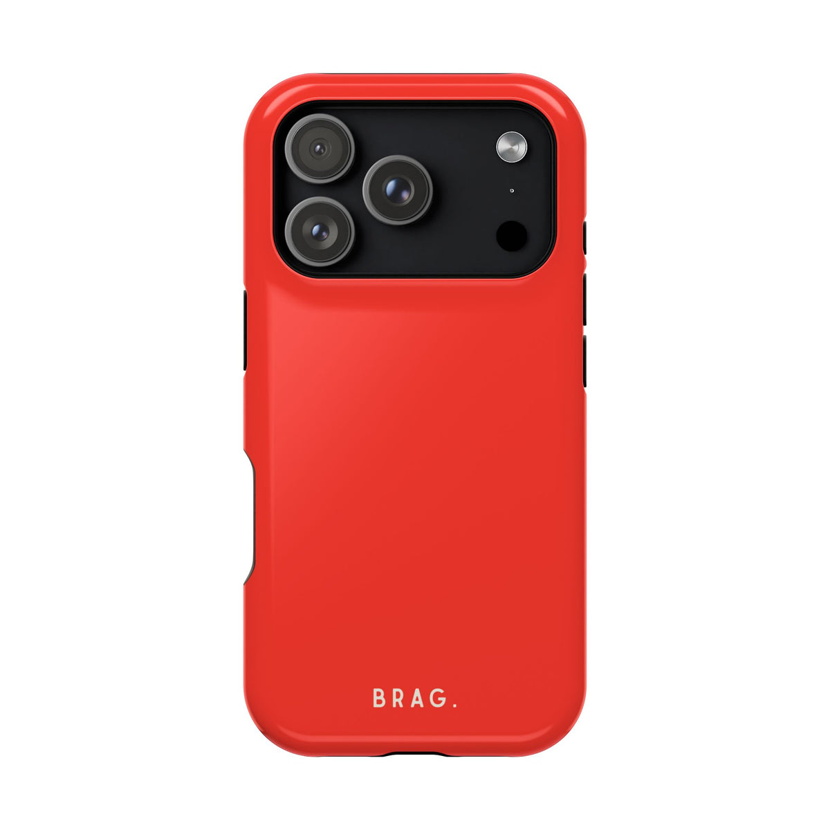 Brag Red Magnetic Impact-Resistant Phone Case