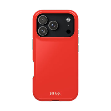 Brag Red Magnetic Impact-Resistant Phone Case