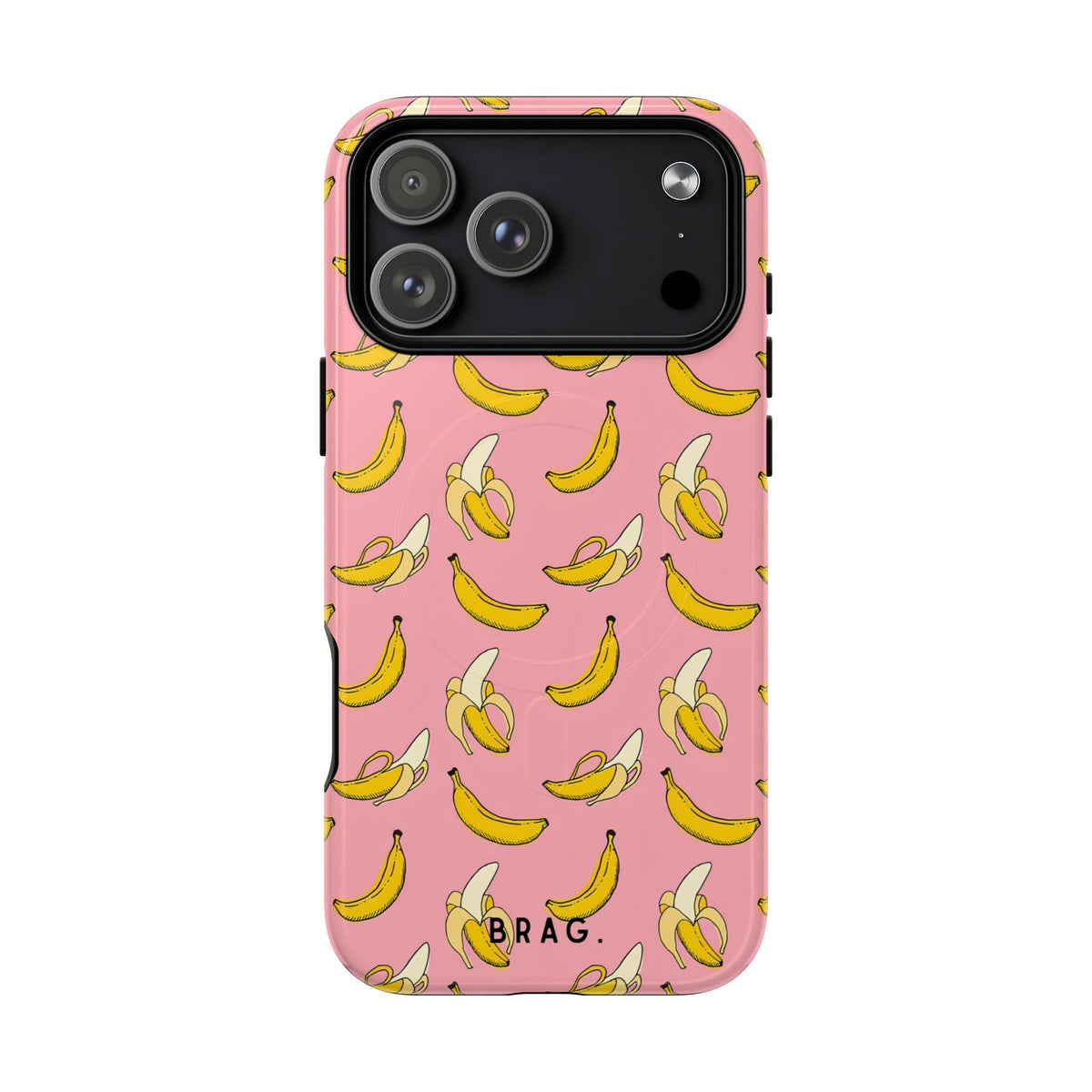 Banana Blush MagSafe Tough Phone Case — Magnetic Protective Cover