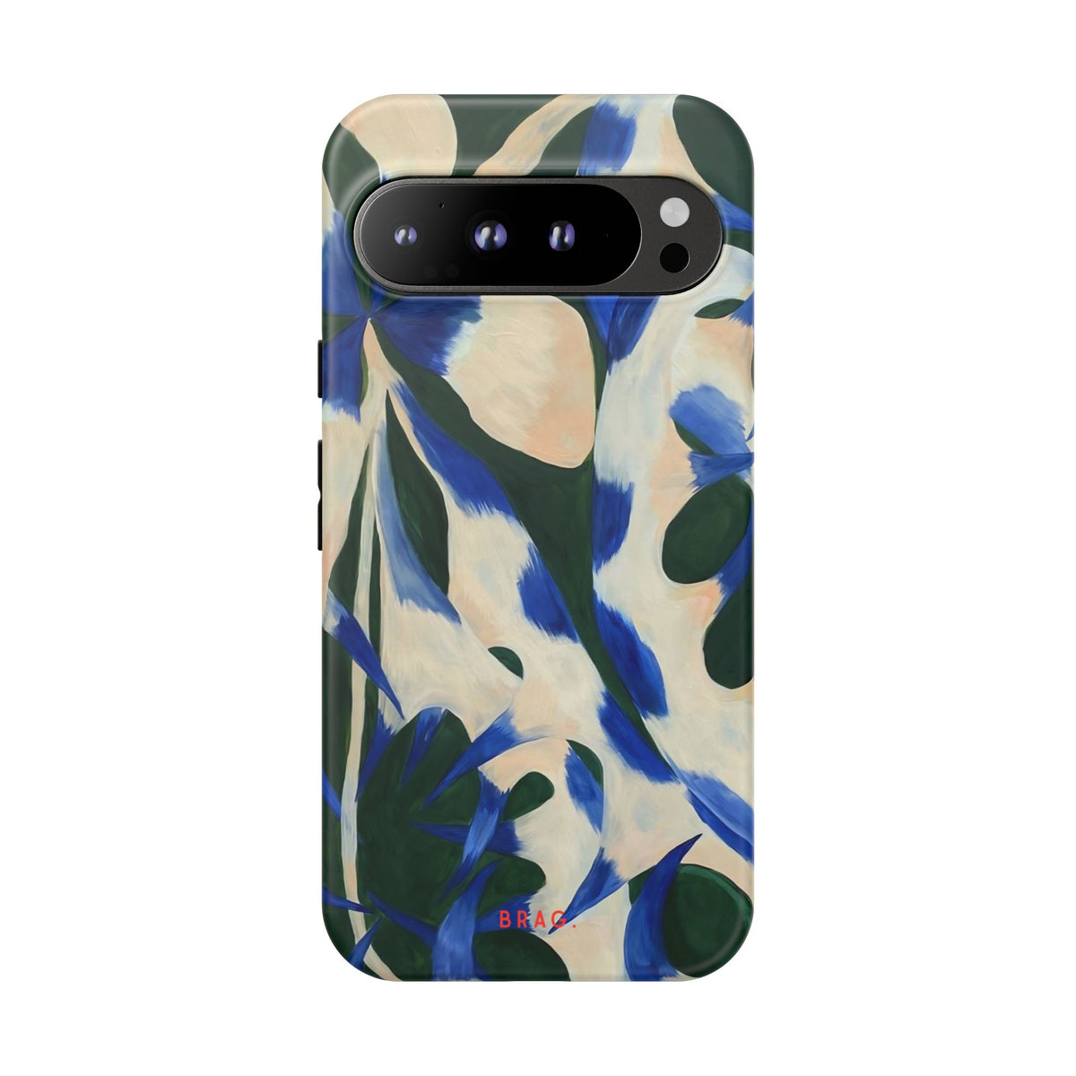 Blue Garden Tough Phone Case – Shockproof Protective iPhone Cover