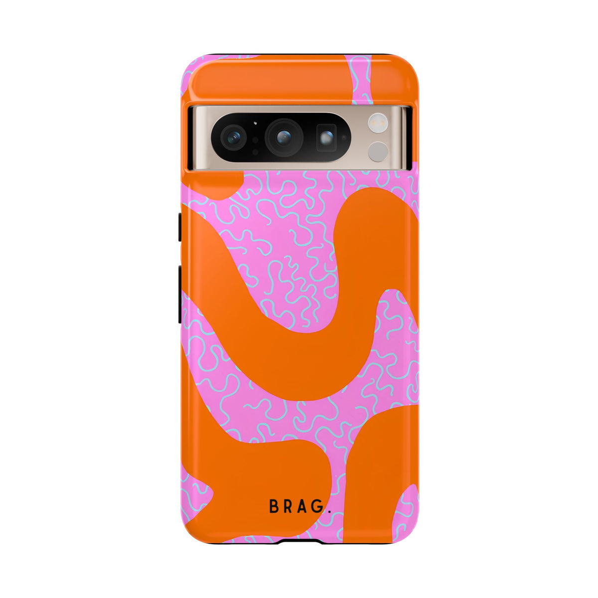 Coral Kiss Tough Phone Case – Shockproof Protective iPhone Cover