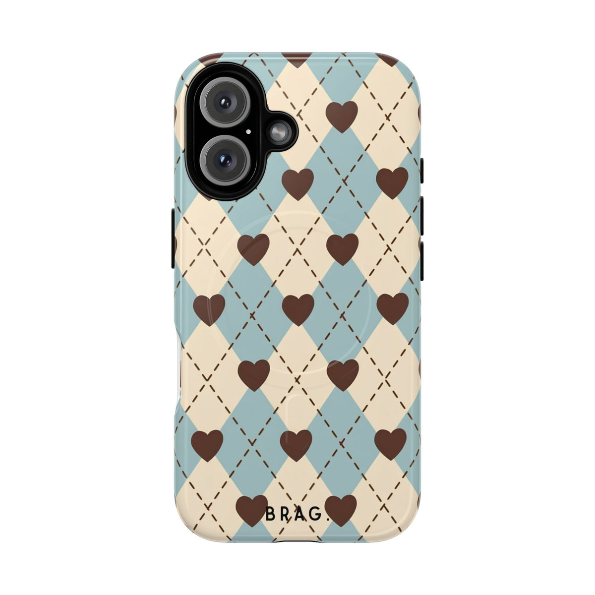 Sweetheart Plaid MagSafe Tough Phone Case — Magnetic Protective Cover