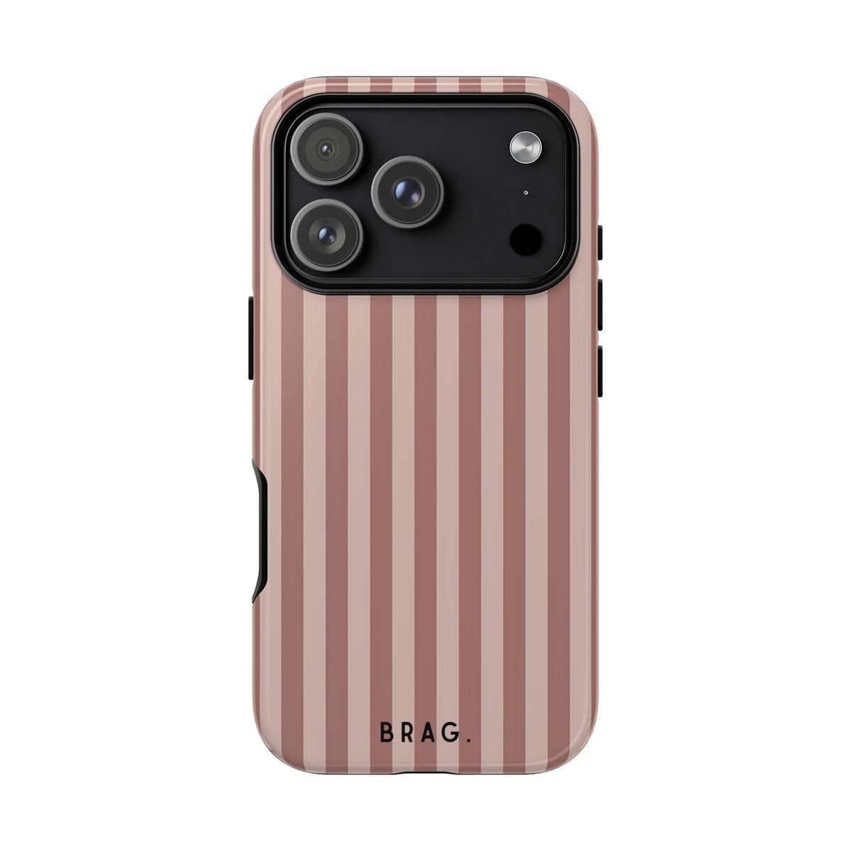 Sugar Stripe Tough Phone Case – Shockproof Protective iPhone Cover