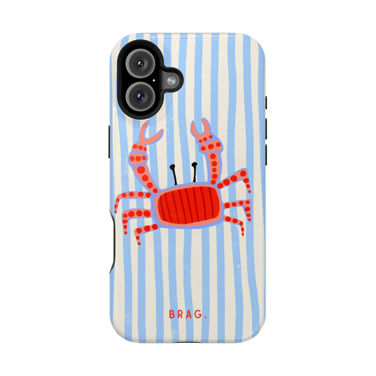 Azure Crab Magnetic Impact-Resistant Phone Case