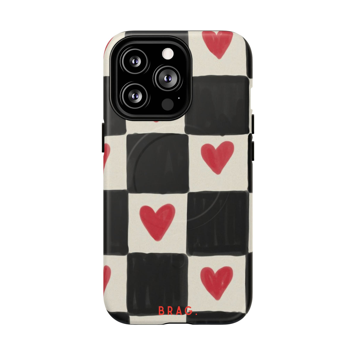 Heart Check MagSafe Tough Phone Case — Magnetic Protective Cover
