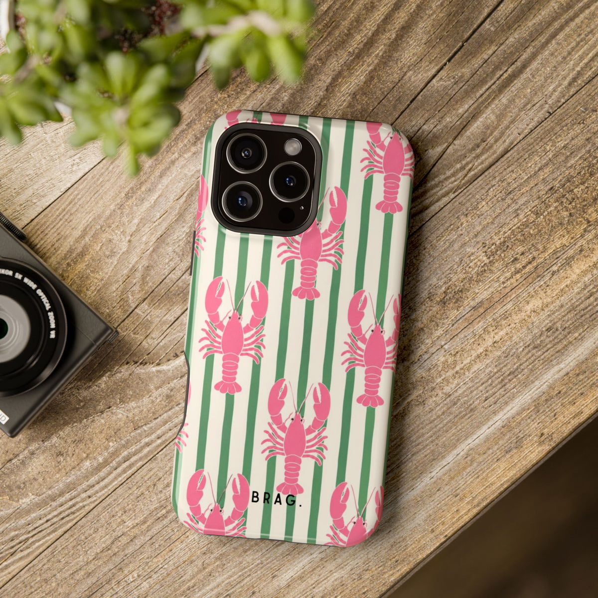 Pink catch Magnetic Impact-Resistant Phone Case