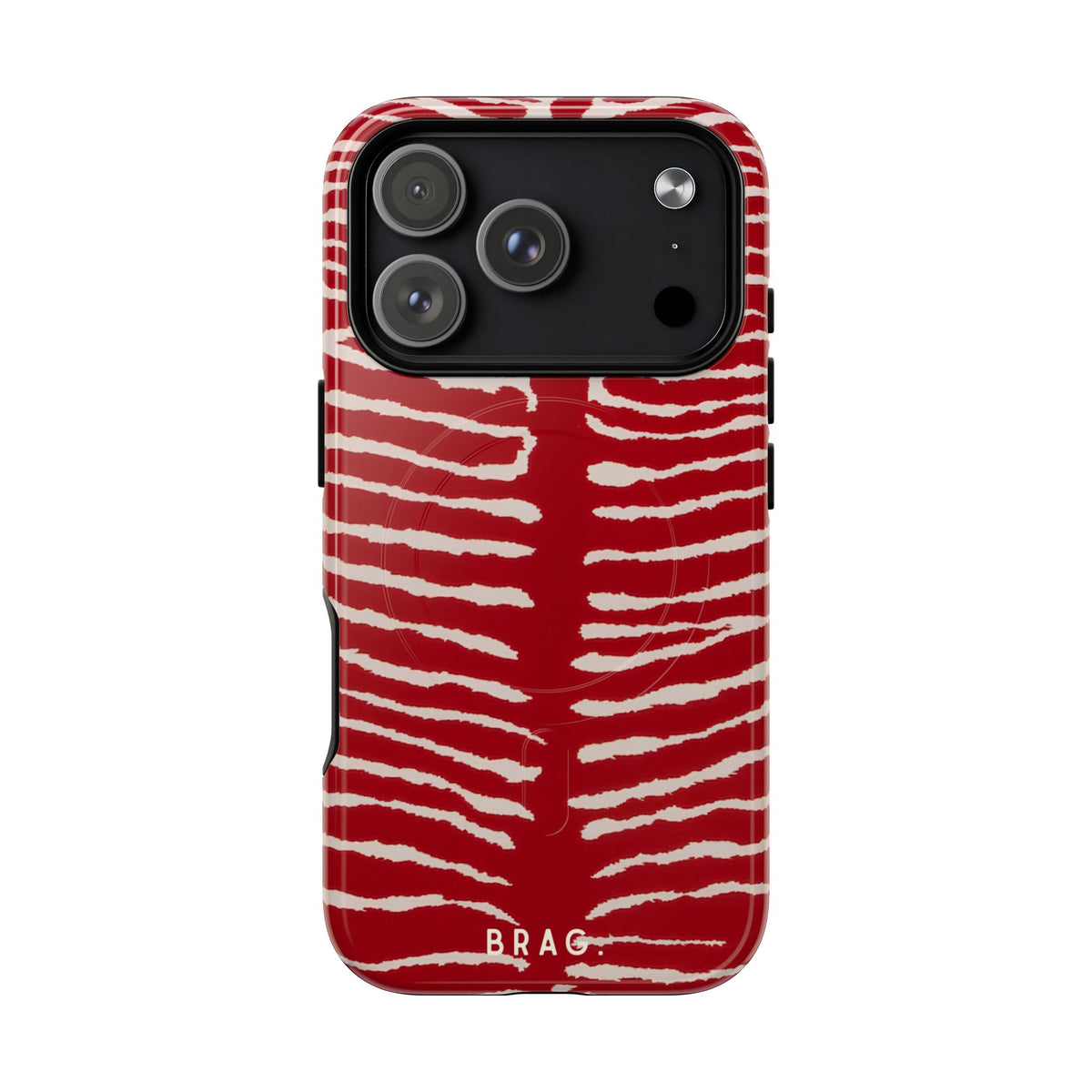 Striped Heat MagSafe Tough Phone Case — Magnetic Protective Cover