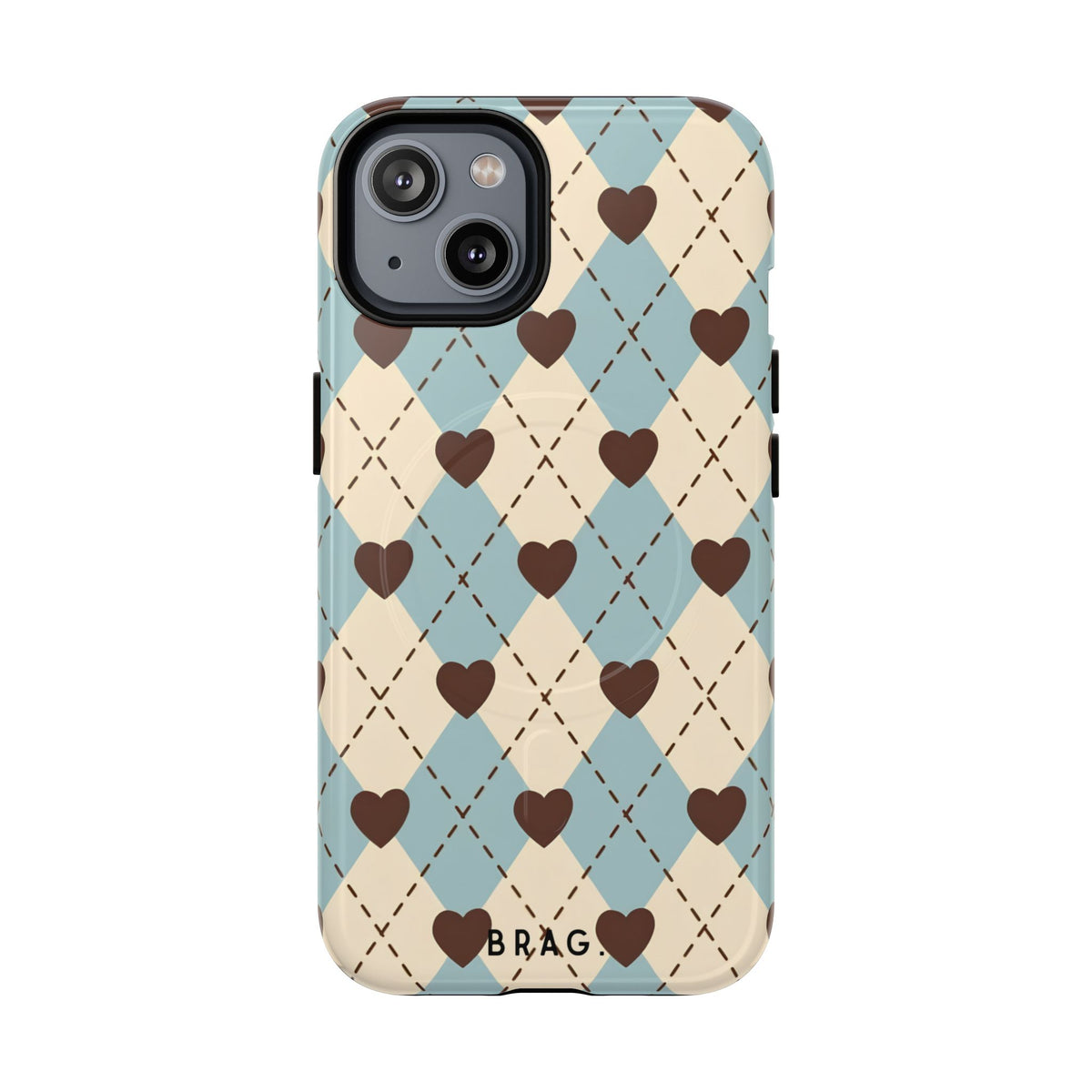 Sweetheart Plaid MagSafe Tough Phone Case — Magnetic Protective Cover