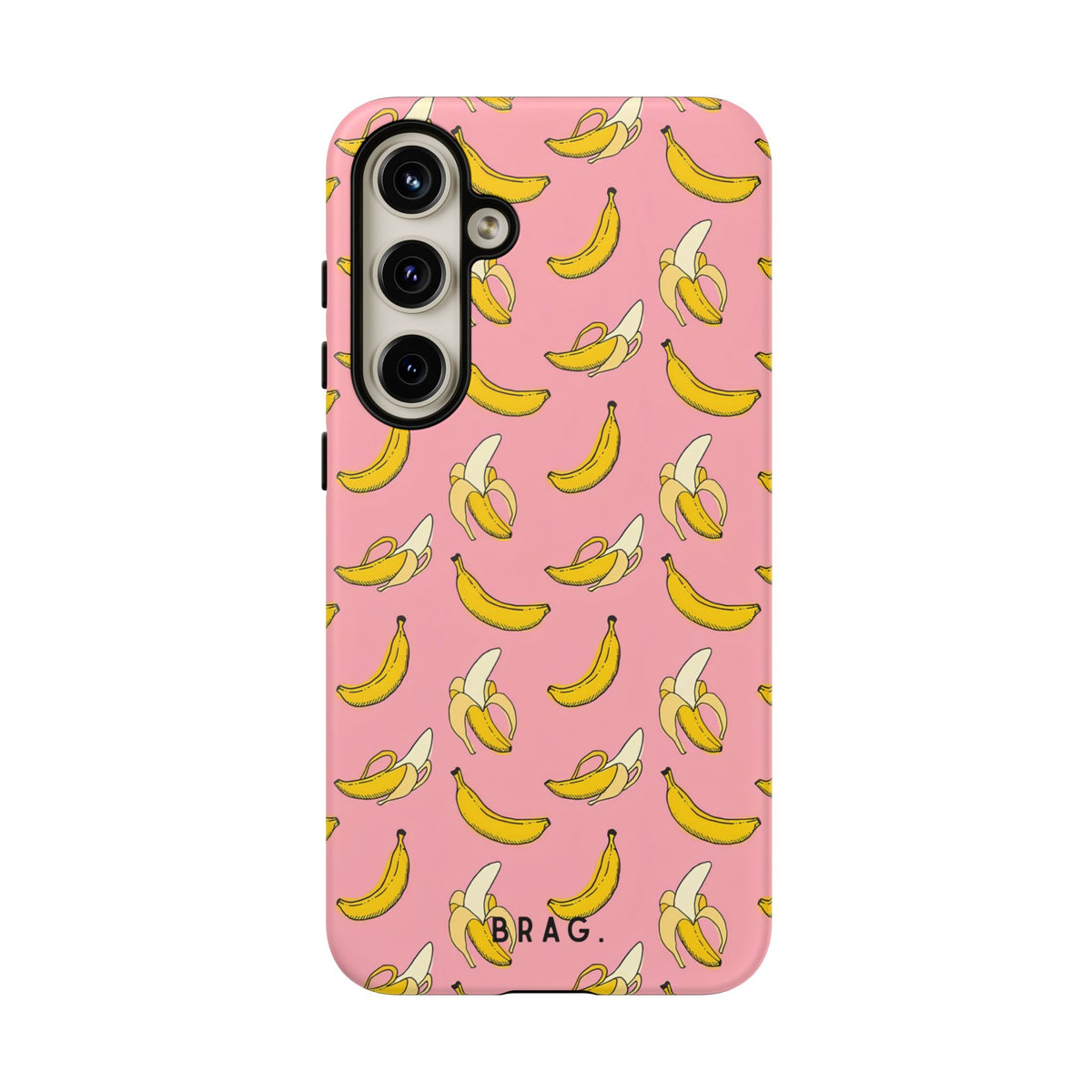 Banana Blush Tough Phone Case – Shockproof Protective iPhone Cover
