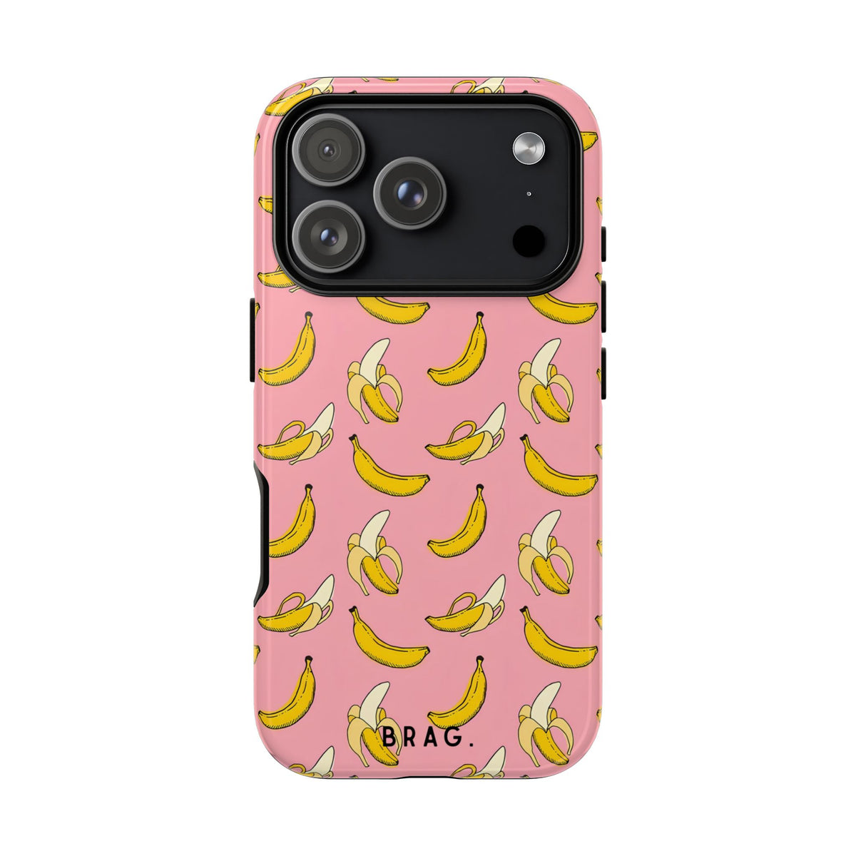 Banana Blush Tough Phone Case – Shockproof Protective iPhone Cover