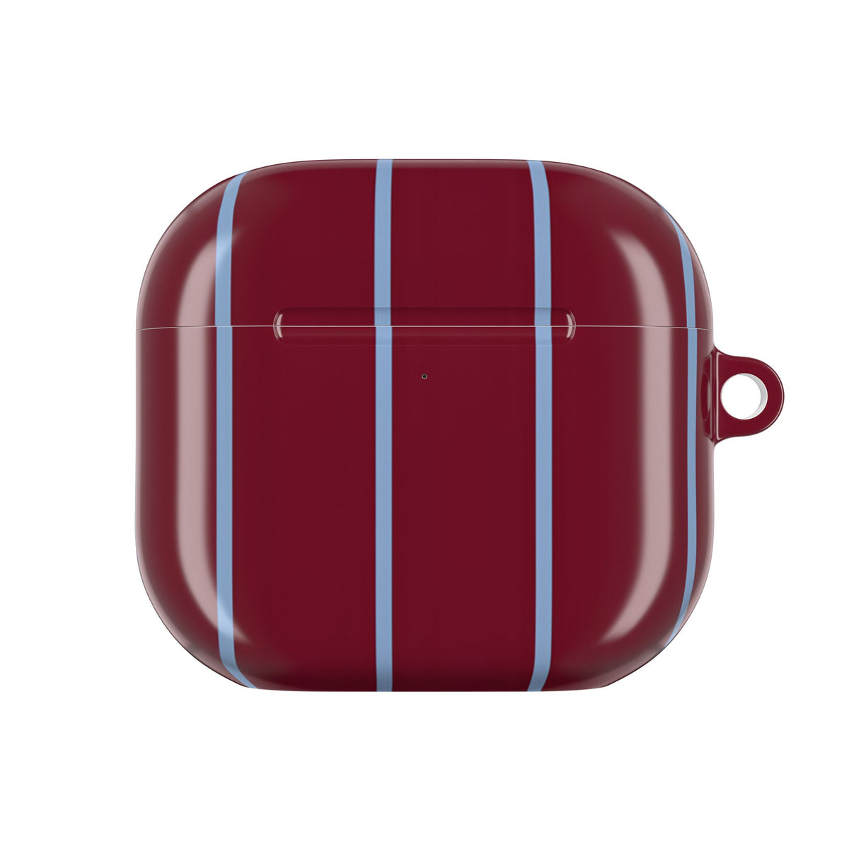Bordeaux Stripe AirPod Case – Slim Protective Charging Case