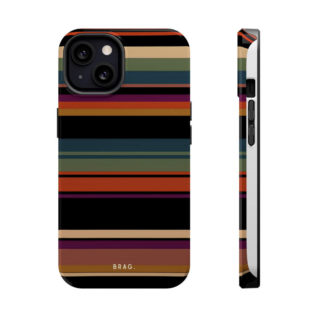 Market Stripe Magnetic Impact-Resistant Phone Case