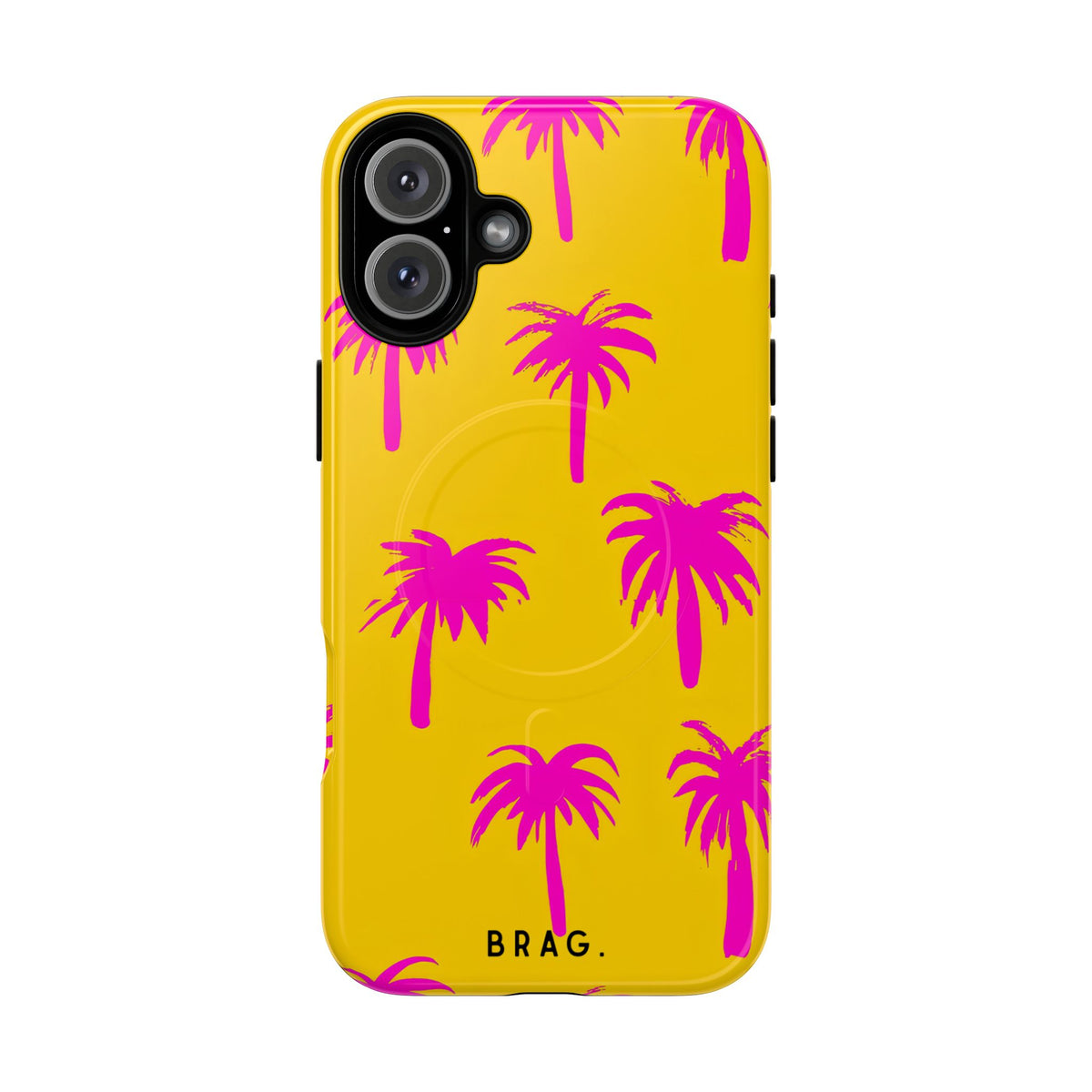 Pink Palms MagSafe Tough Phone Case — Magnetic Protective Cover