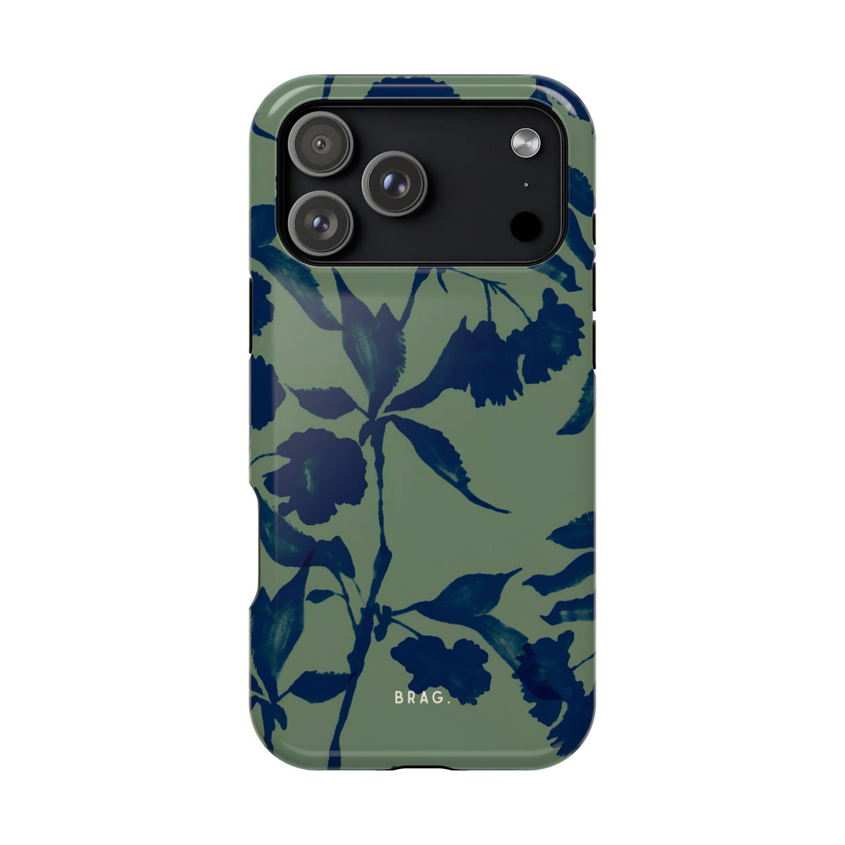 Sage Bloom Magnetic Impact-Resistant Phone Case