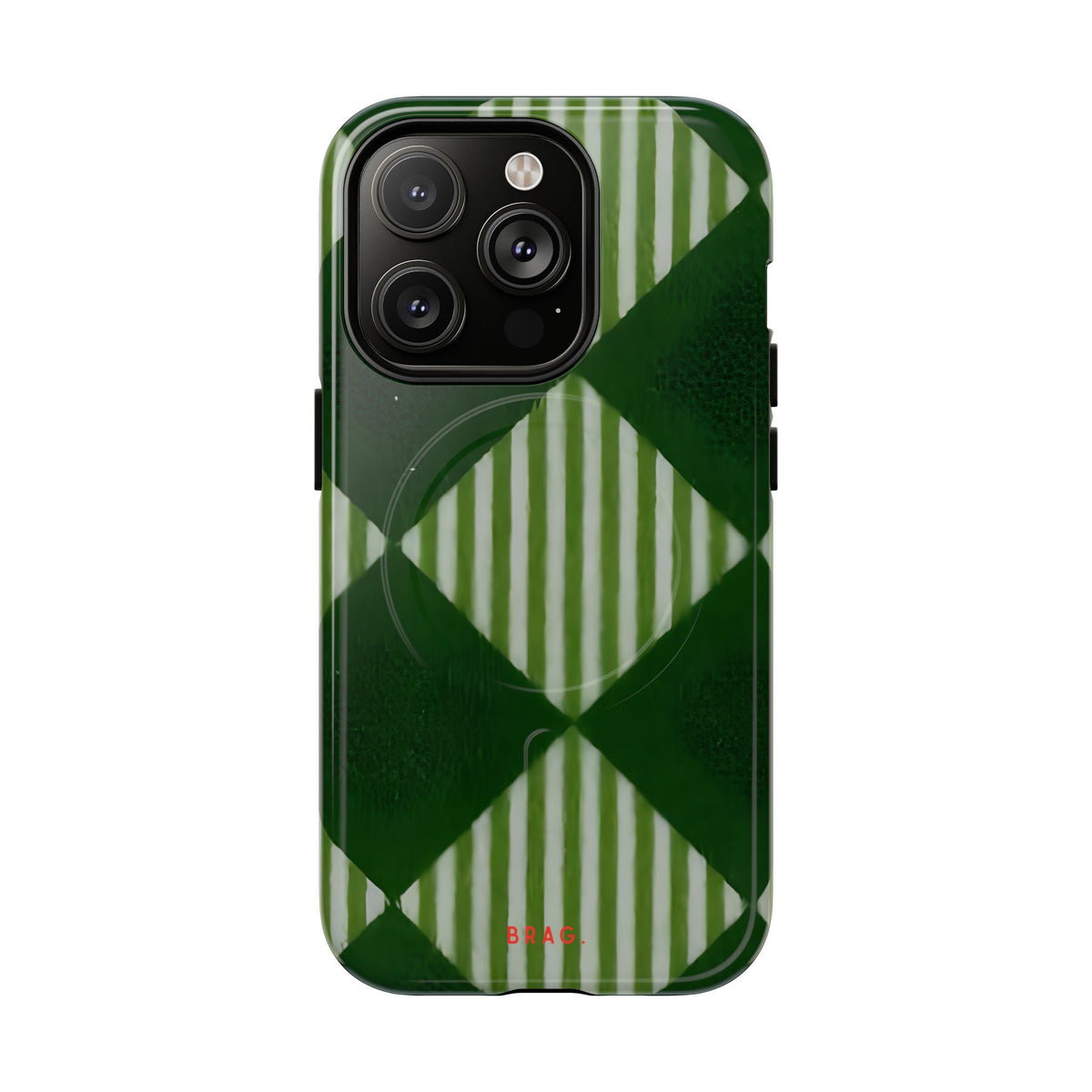 Woven Pattern MagSafe Tough Phone Case — Magnetic Protective Cover