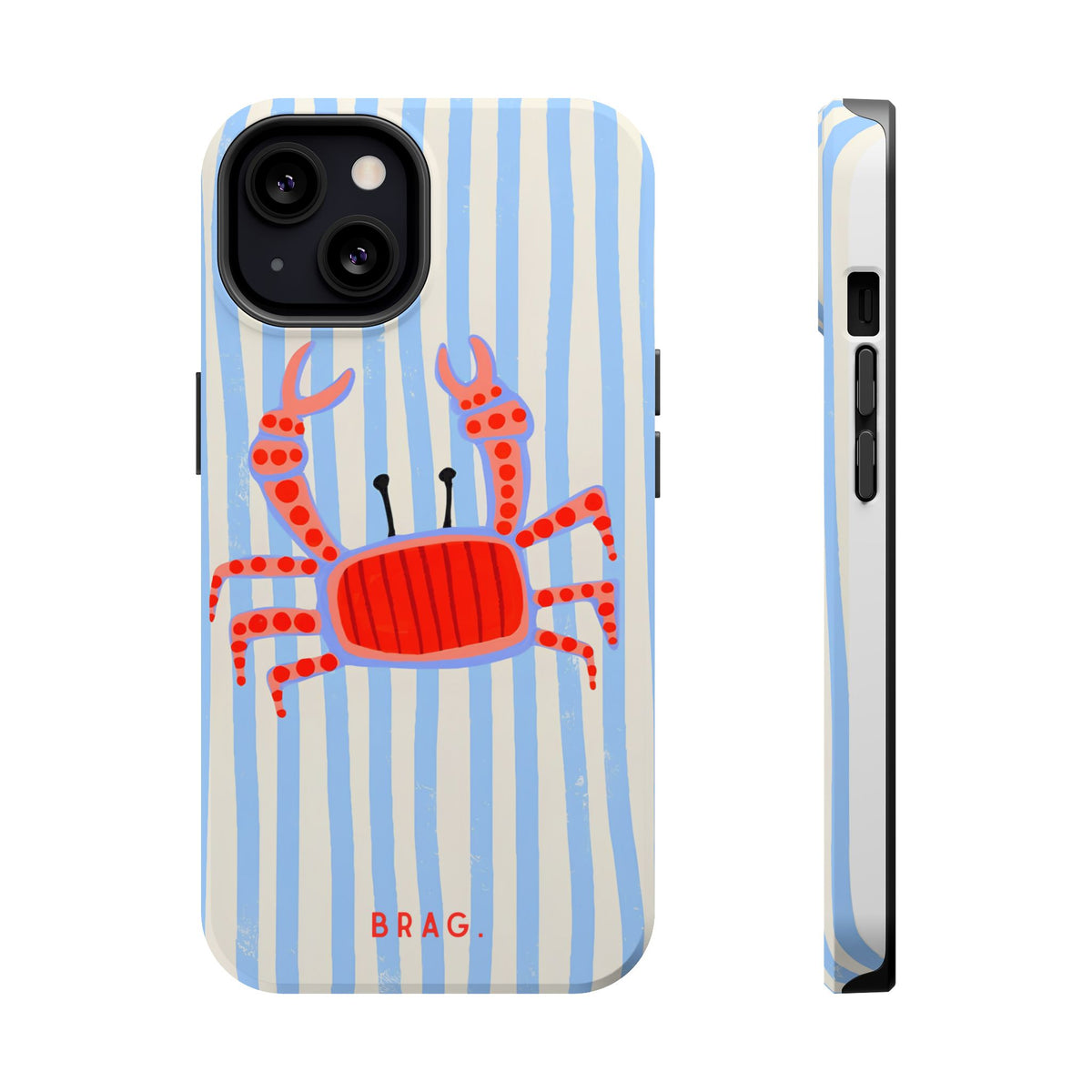 Azure Crab Magnetic Impact-Resistant Phone Case