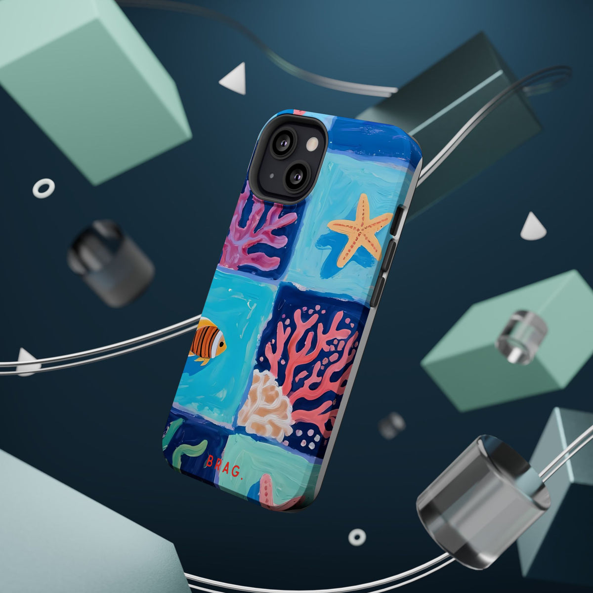 Coral Bay Magnetic Impact-Resistant Phone Case