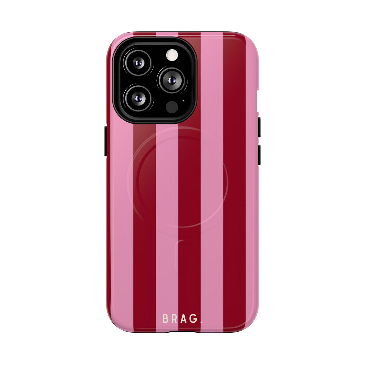 Candy Cane MagSafe Tough Phone Case — Magnetic Protective Cover