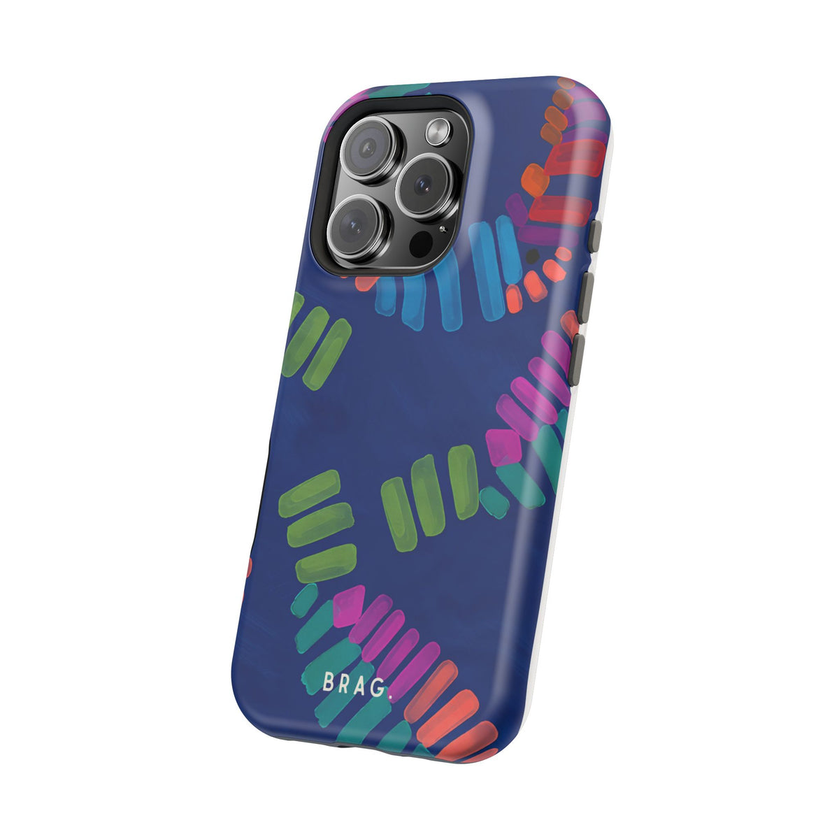 Blue Palm Magnetic Impact-Resistant Phone Case