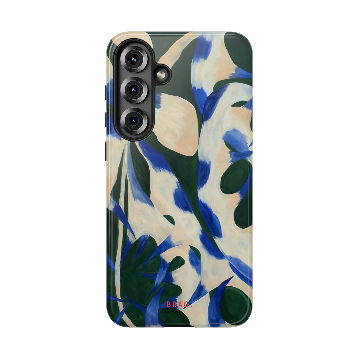Blue Garden Tough Phone Case – Shockproof Protective iPhone Cover