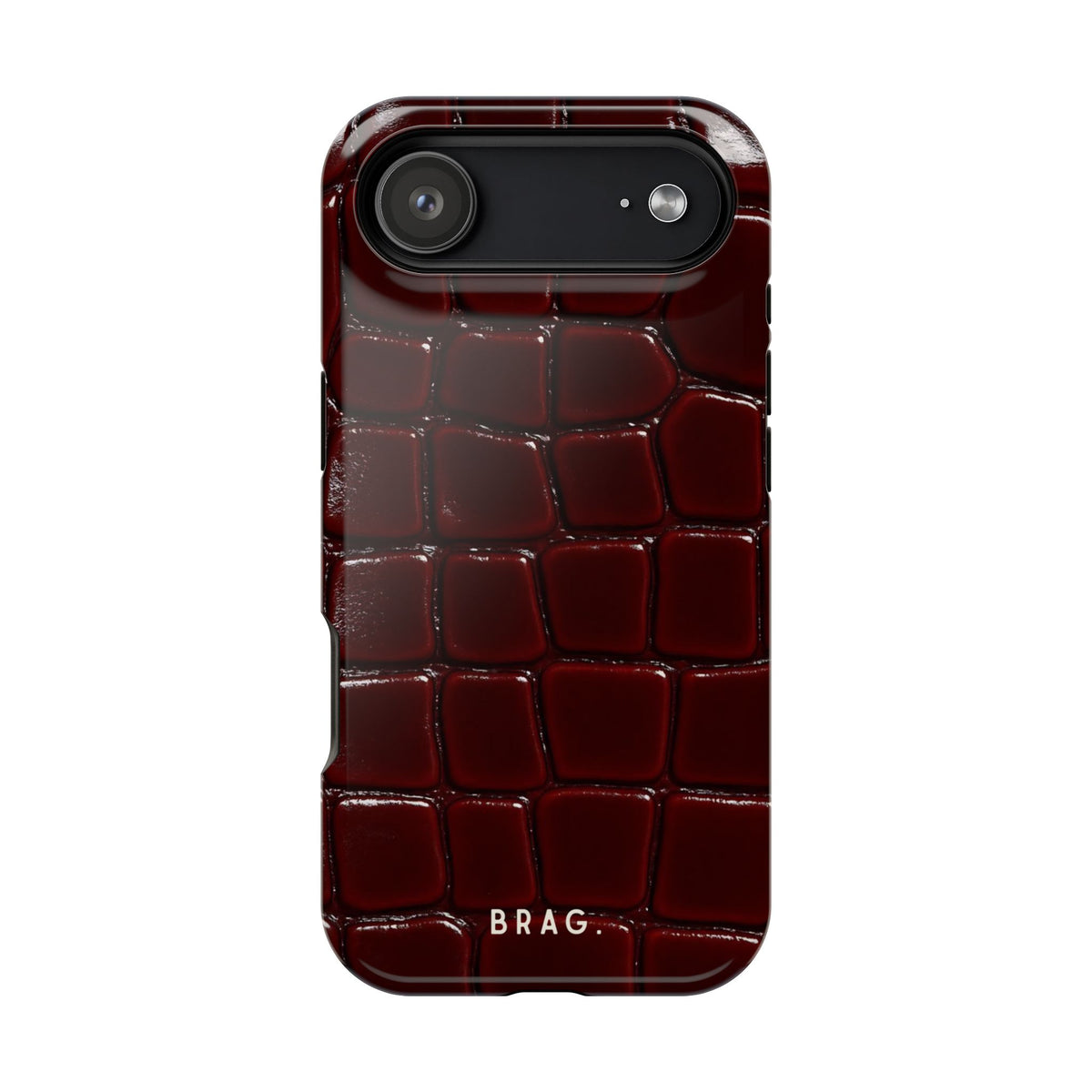 Cherry Leather Magnetic Impact-Resistant Phone Case