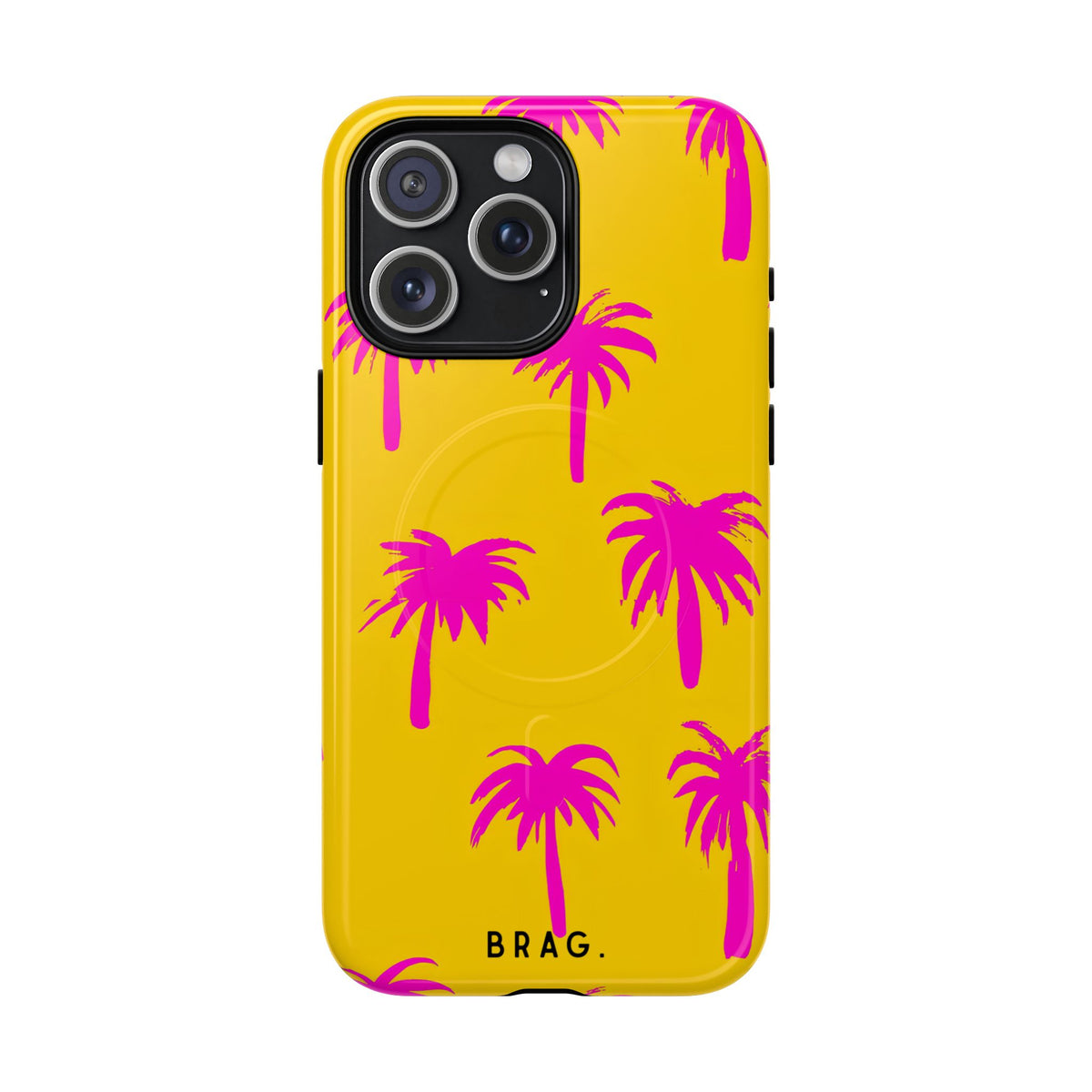 Pink Palms MagSafe Tough Phone Case — Magnetic Protective Cover