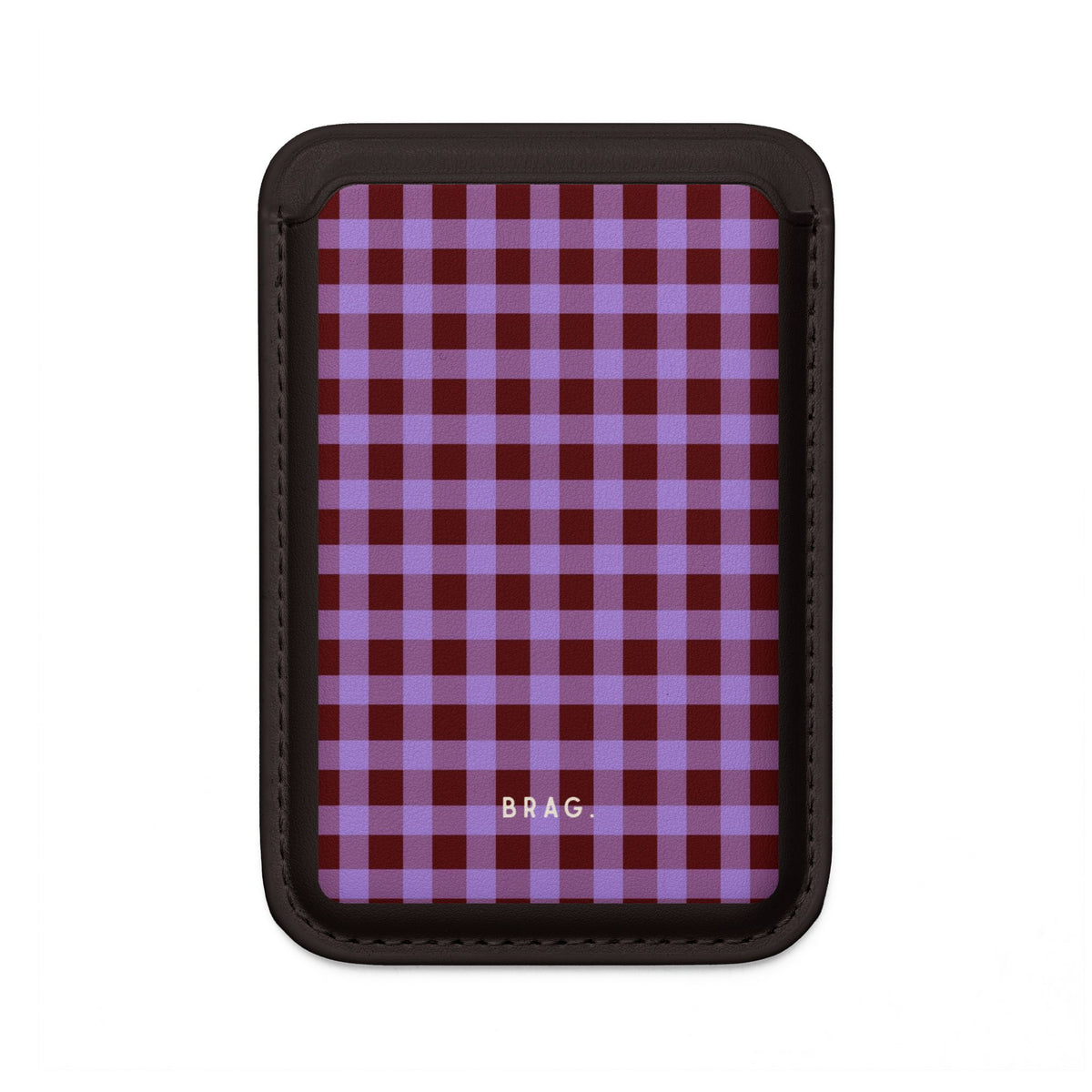 Pink Picnic MagSafe Vegan Wallet — Slim Phone Card Holder