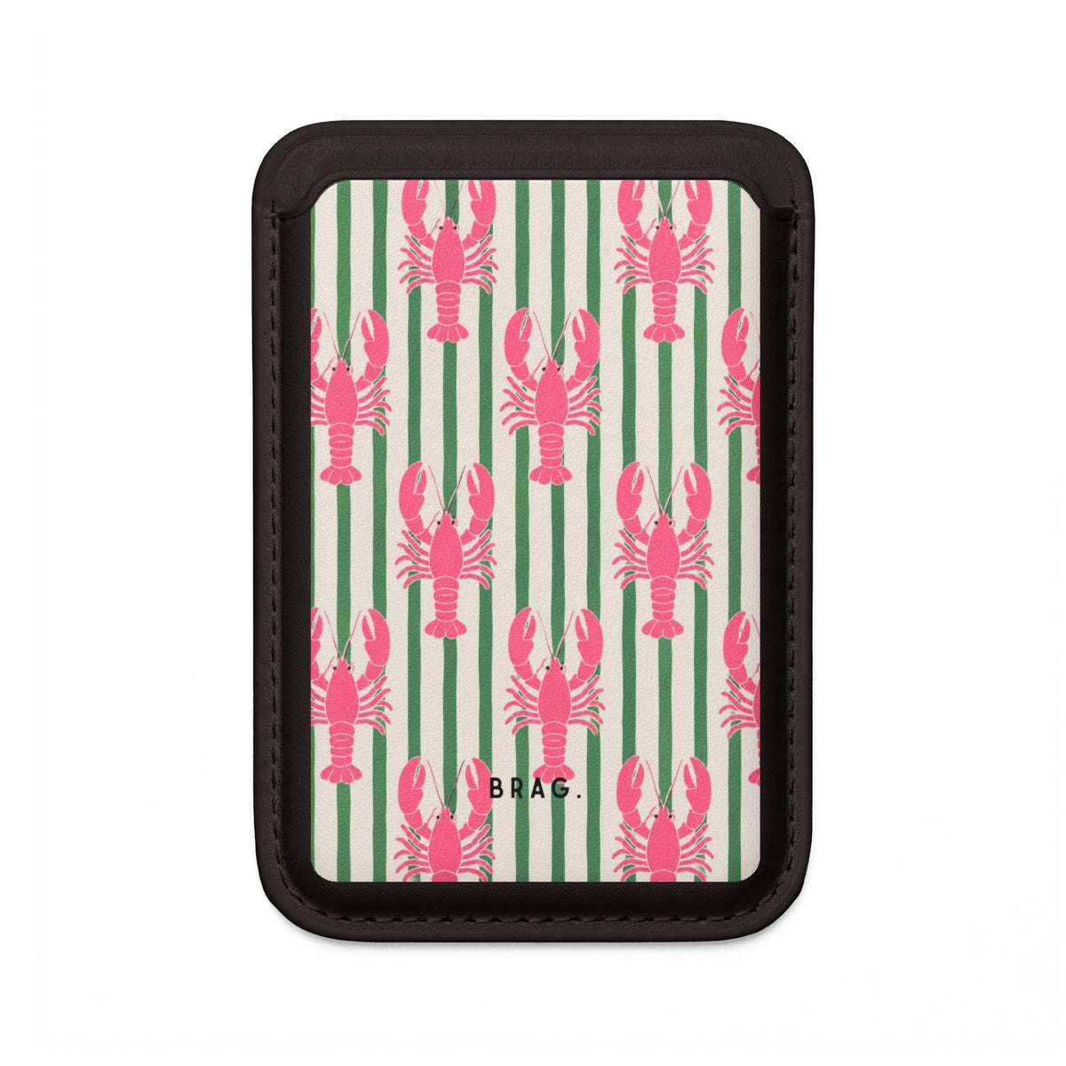Pink Catch MagSafe Vegan Wallet — Slim Phone Card Holder