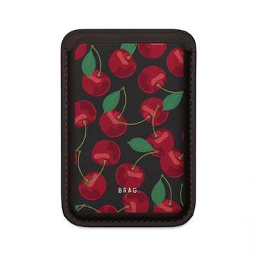 Cherry Picked MagSafe Vegan Wallet — Slim Phone Card Holder