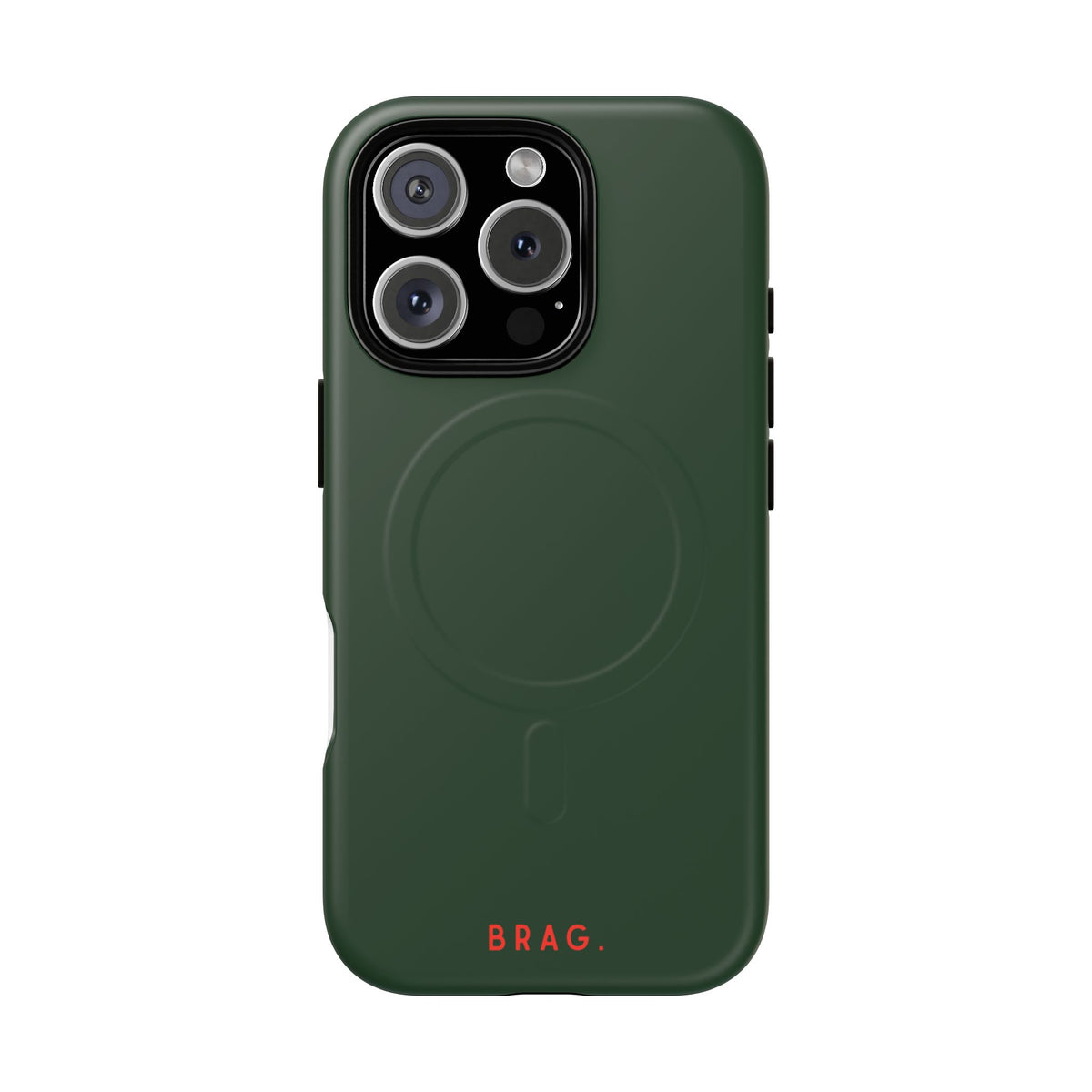 Brag Green MagSafe Tough Phone Case — Magnetic Protective Cover