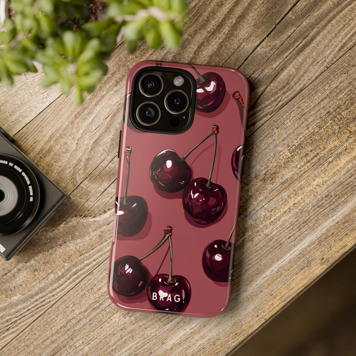 Cherry Babe Tough Phone Case – Shockproof Protective iPhone Cover