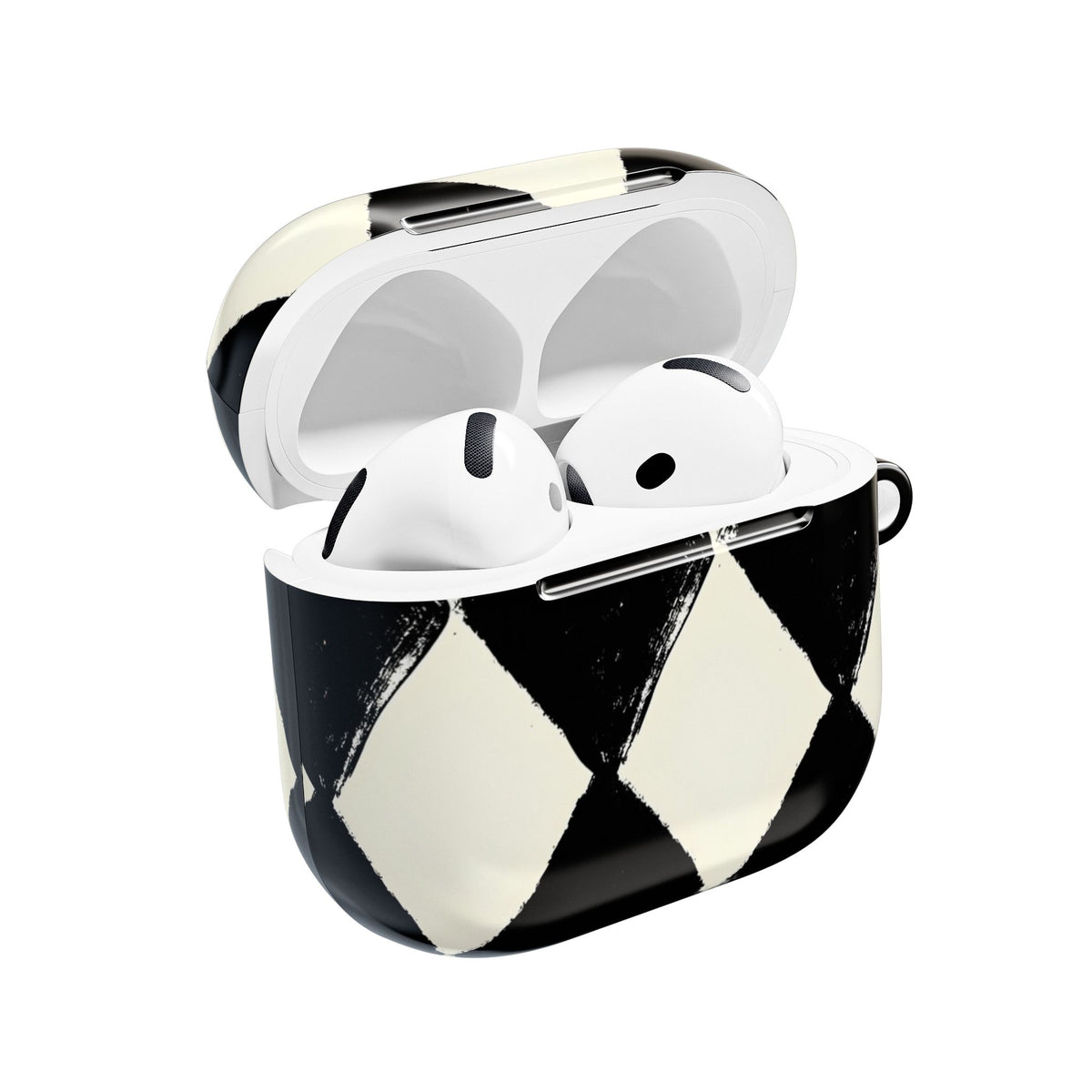 Ivory Harlequin AirPod Case – Slim Protective Charging Case