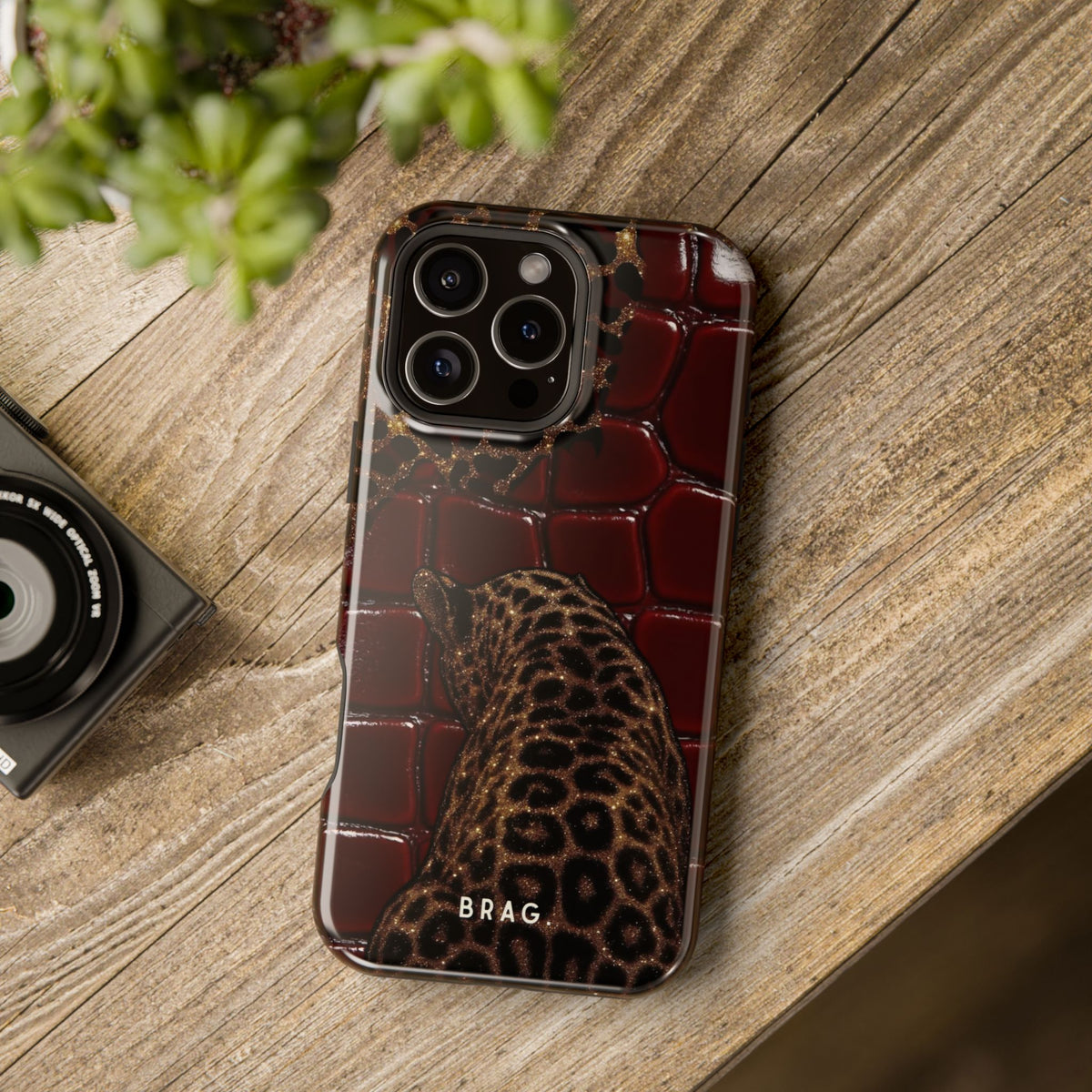 Leopard Lounge Magnetic Impact-Resistant Phone Case