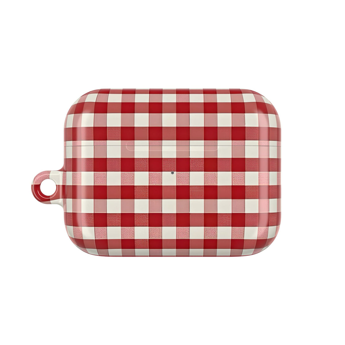 Red Gingham AirPod Case – Slim Protective Charging Case