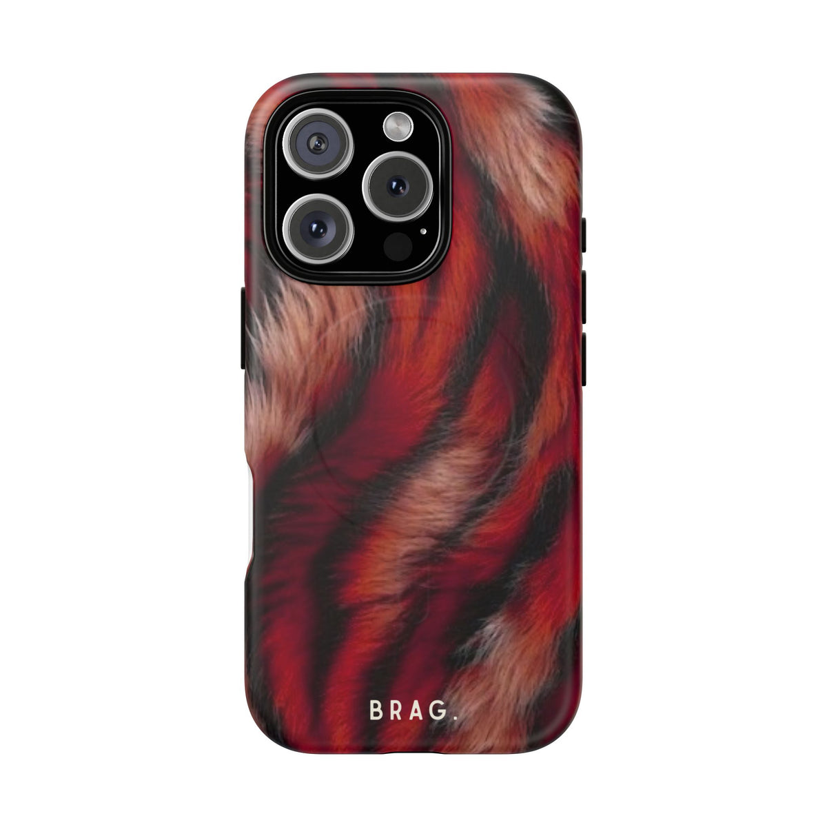 Red Rush MagSafe Tough Phone Case — Magnetic Protective Cover
