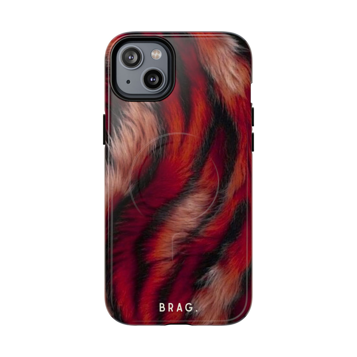 Red Rush MagSafe Tough Phone Case — Magnetic Protective Cover