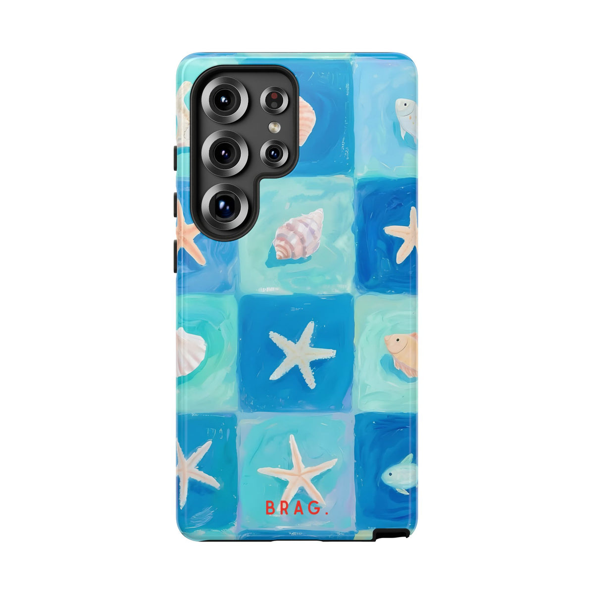 Saltwater Tiles Tough Phone Case – Shockproof Protective iPhone Cover