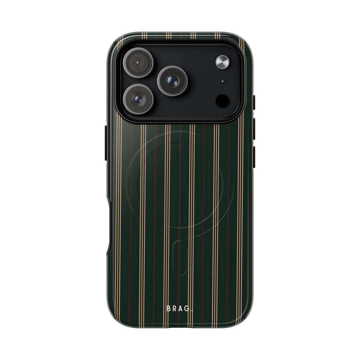 Vintage Pinstripe MagSafe Tough Phone Case — Magnetic Protective Cover