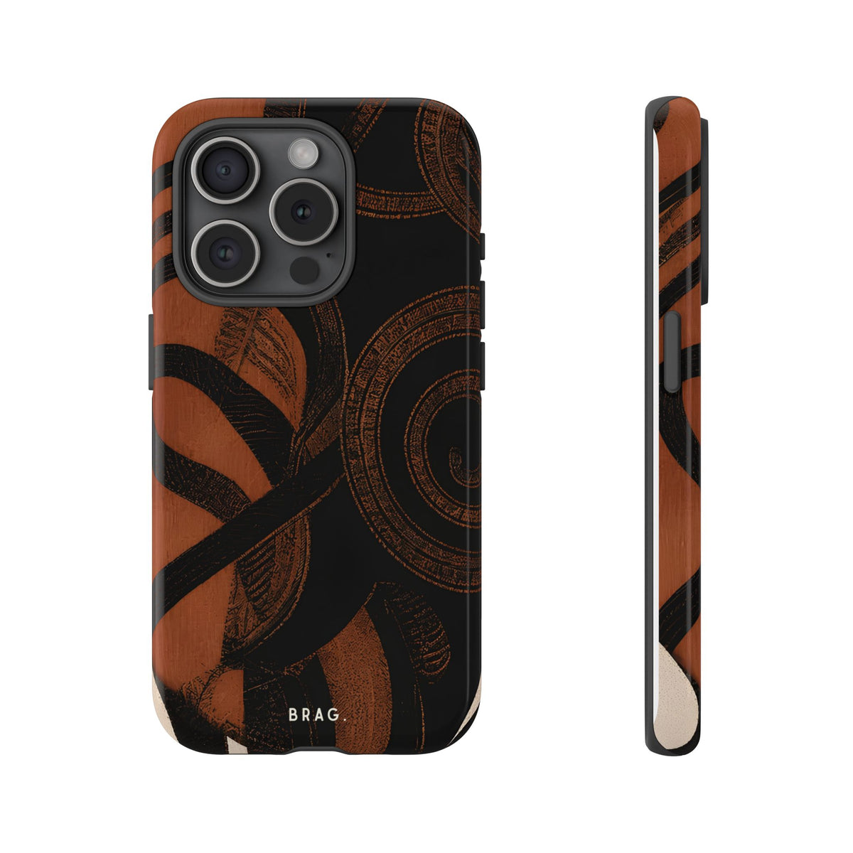 Mighnight Spiral Tough Phone Case – Shockproof Protective iPhone Cover