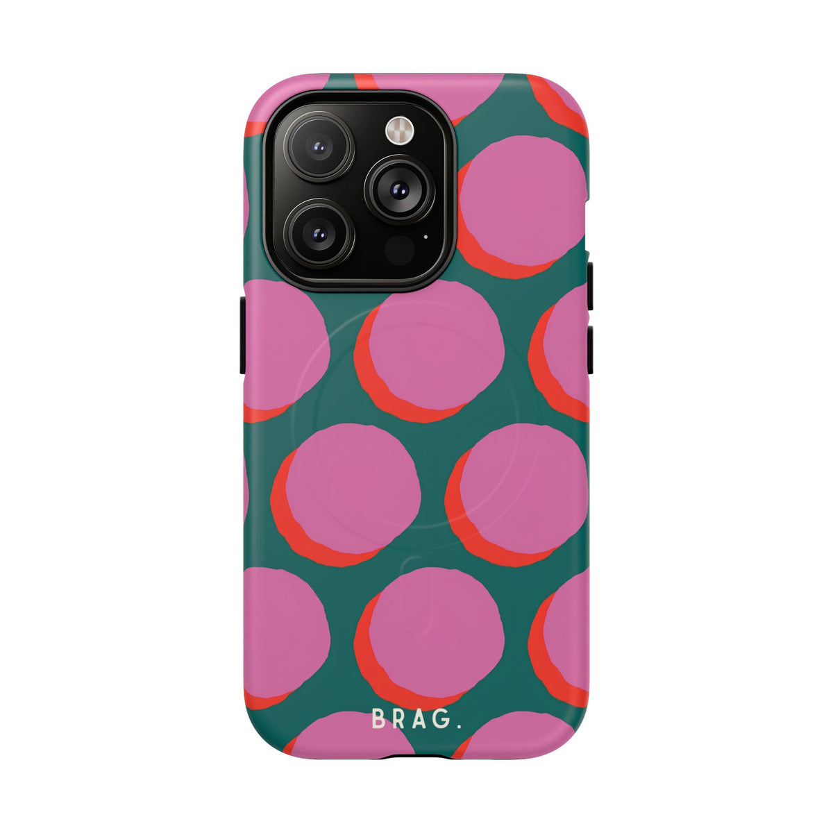 Pink Moon MagSafe Tough Phone Case — Magnetic Protective Cover