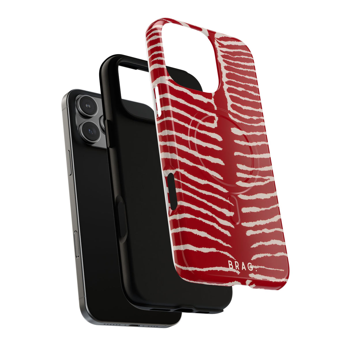 Striped Heat MagSafe Tough Phone Case — Magnetic Protective Cover