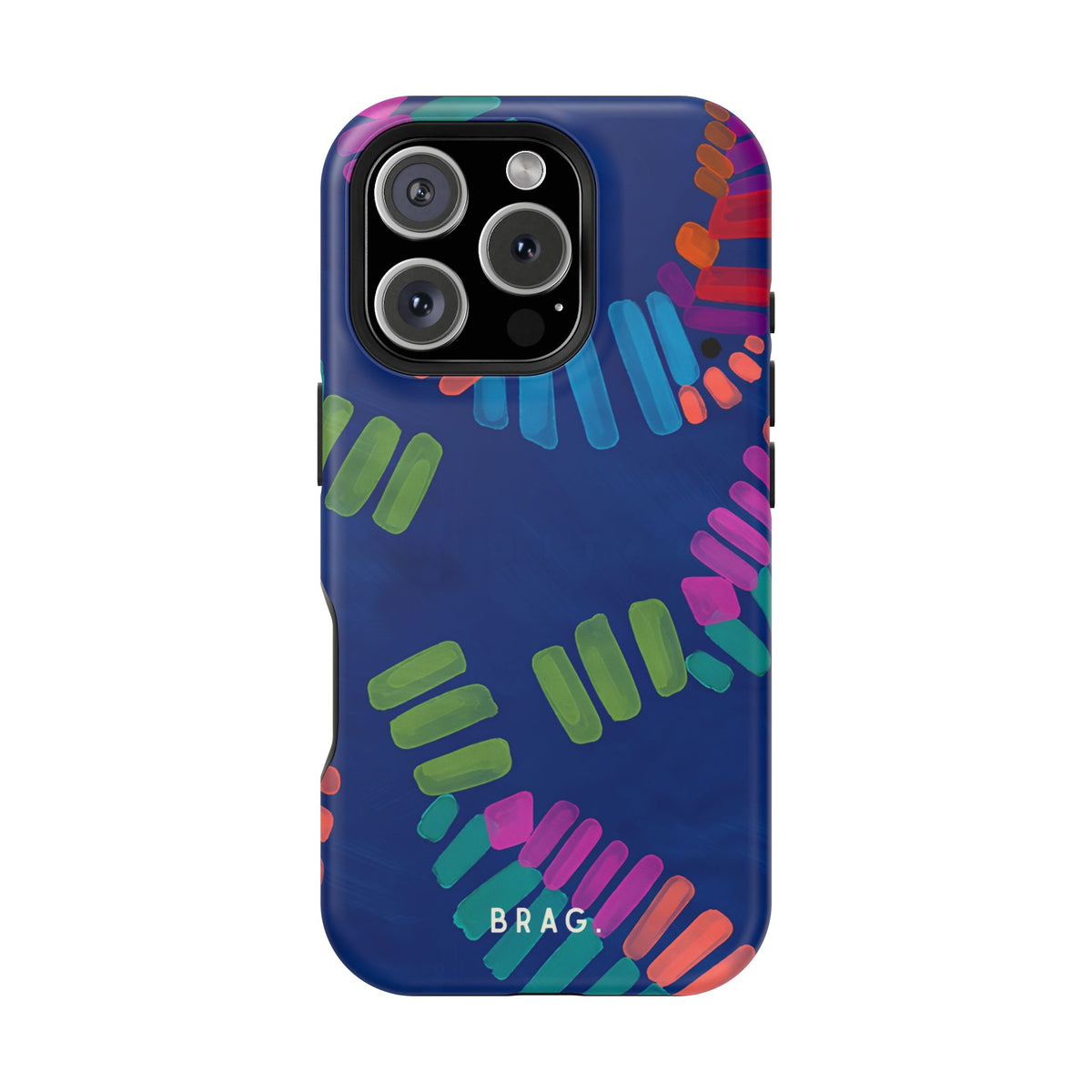 Blue Palm Magnetic Impact-Resistant Phone Case
