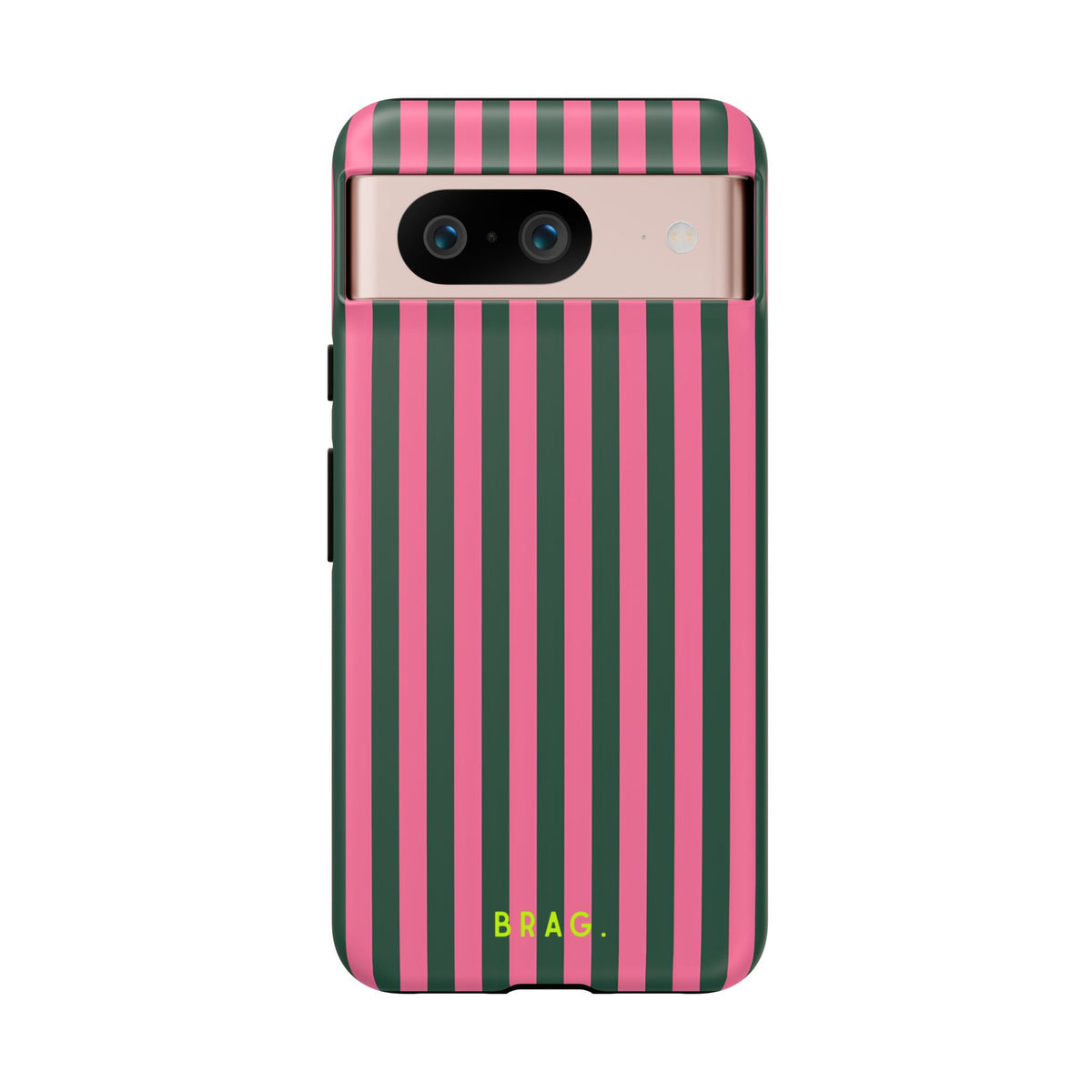 Flamingo Stripe Tough Phone Case – Shockproof Protective iPhone Cover