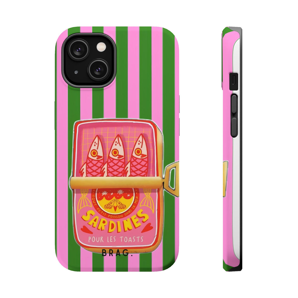 Tinned Pink Magnetic Impact-Resistant Phone Case