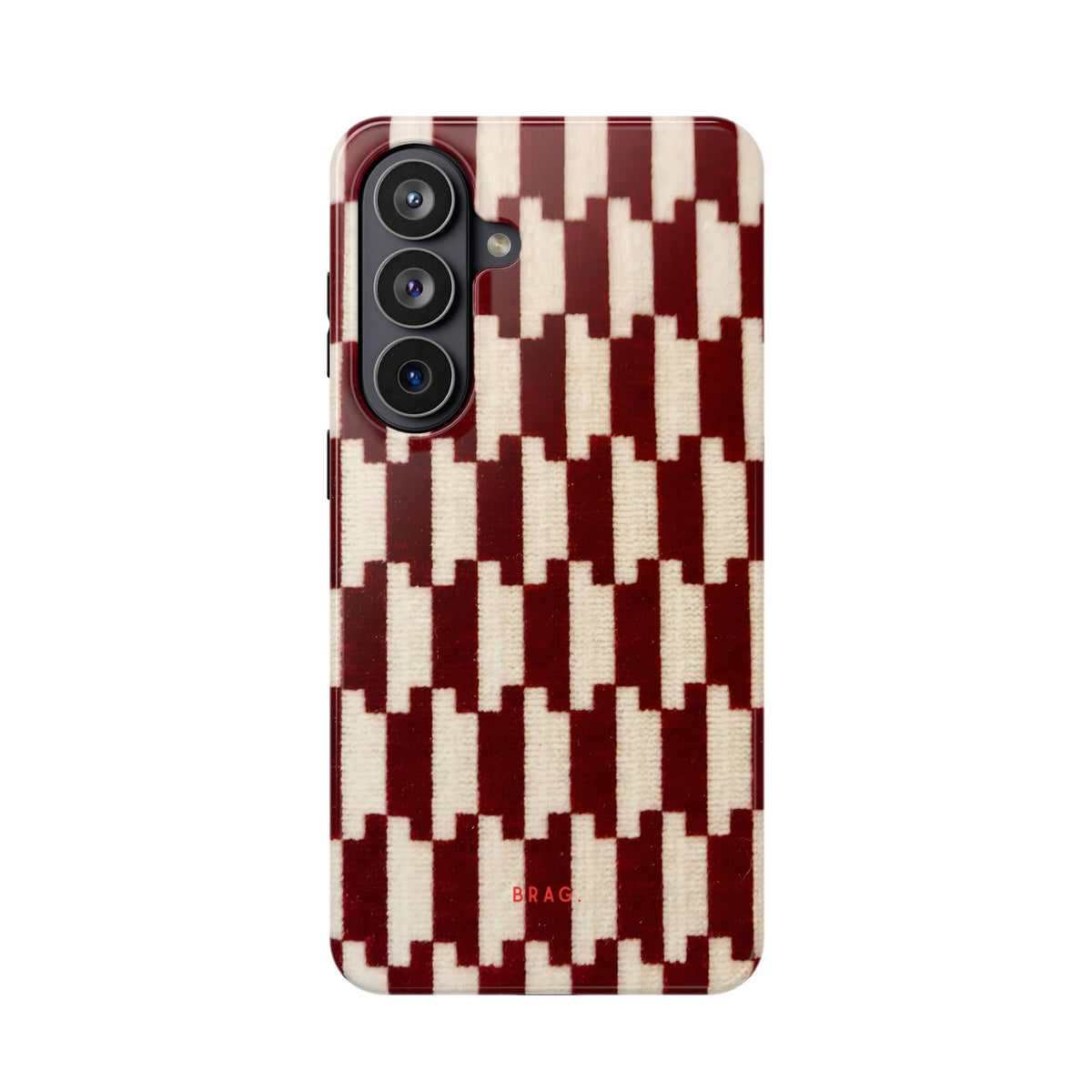 Wine & Cream Magnetic Impact-Resistant Phone Case