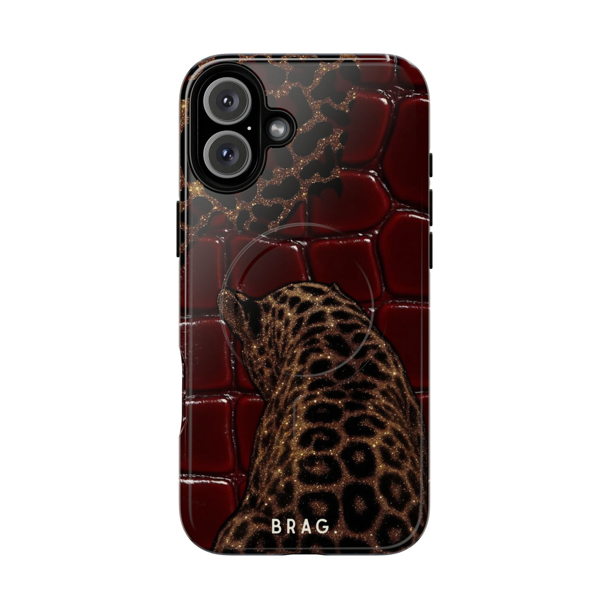 Leopard Lounge MagSafe Tough Phone Case — Magnetic Protective Cover