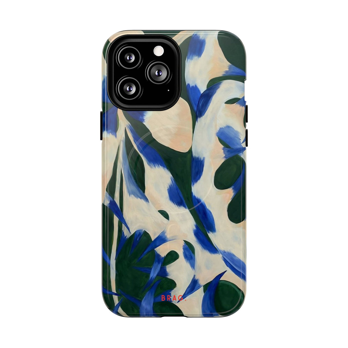 Blue Garden MagSafe Tough Phone Case — Magnetic Protective Cover