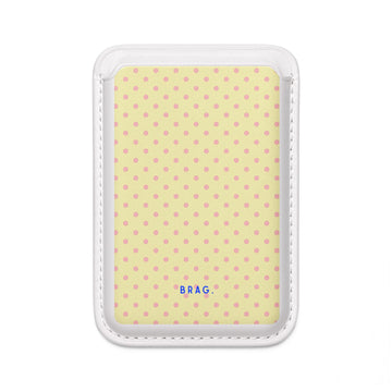 Butter Dots MagSafe Vegan Wallet — Slim Phone Card Holder
