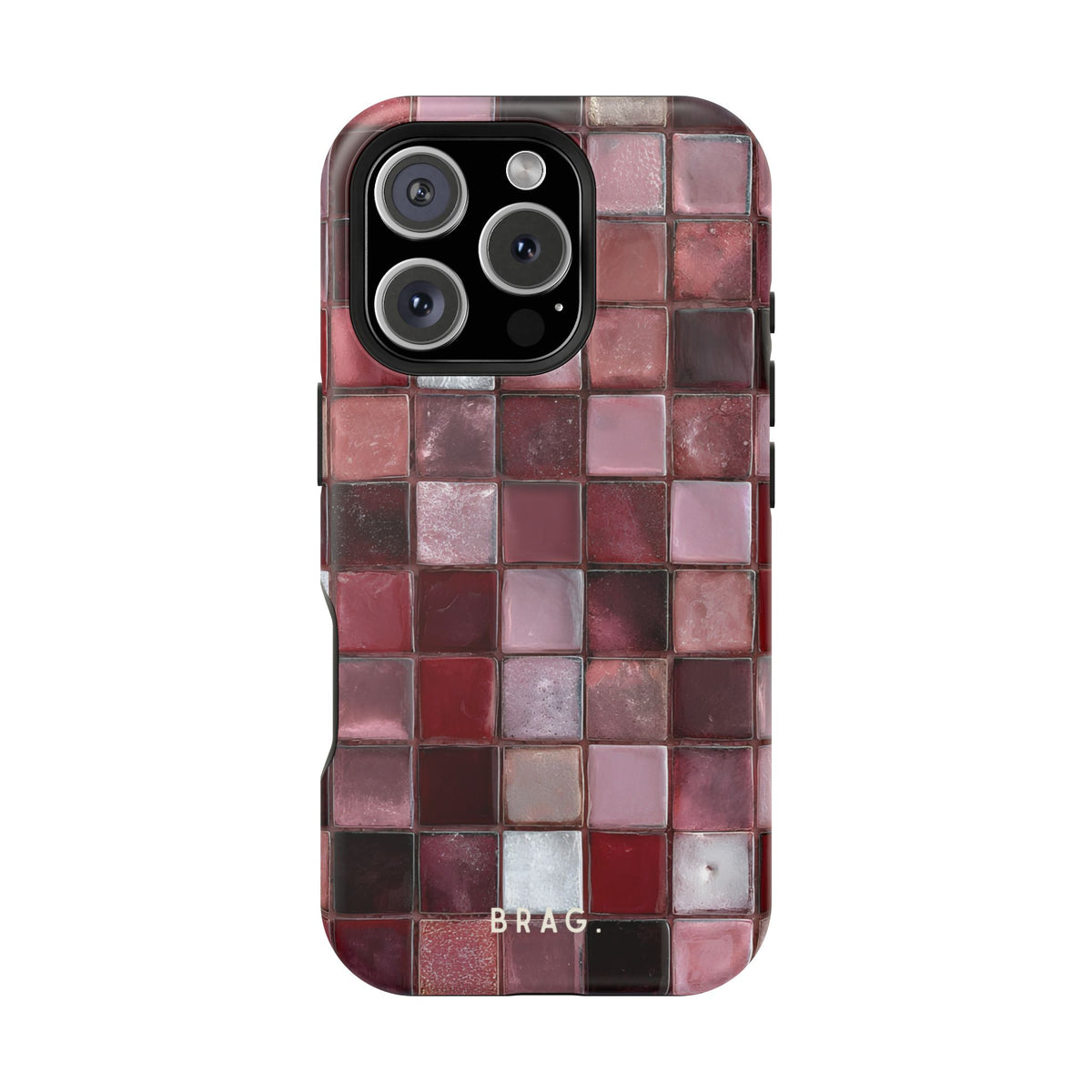 Cherry Tile Magnetic Impact-Resistant Phone Case