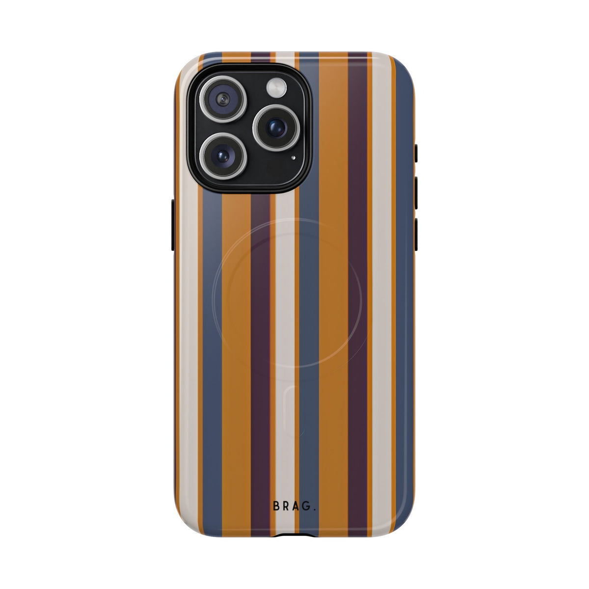 Sunset Stripe MagSafe Tough Phone Case — Magnetic Protective Cover